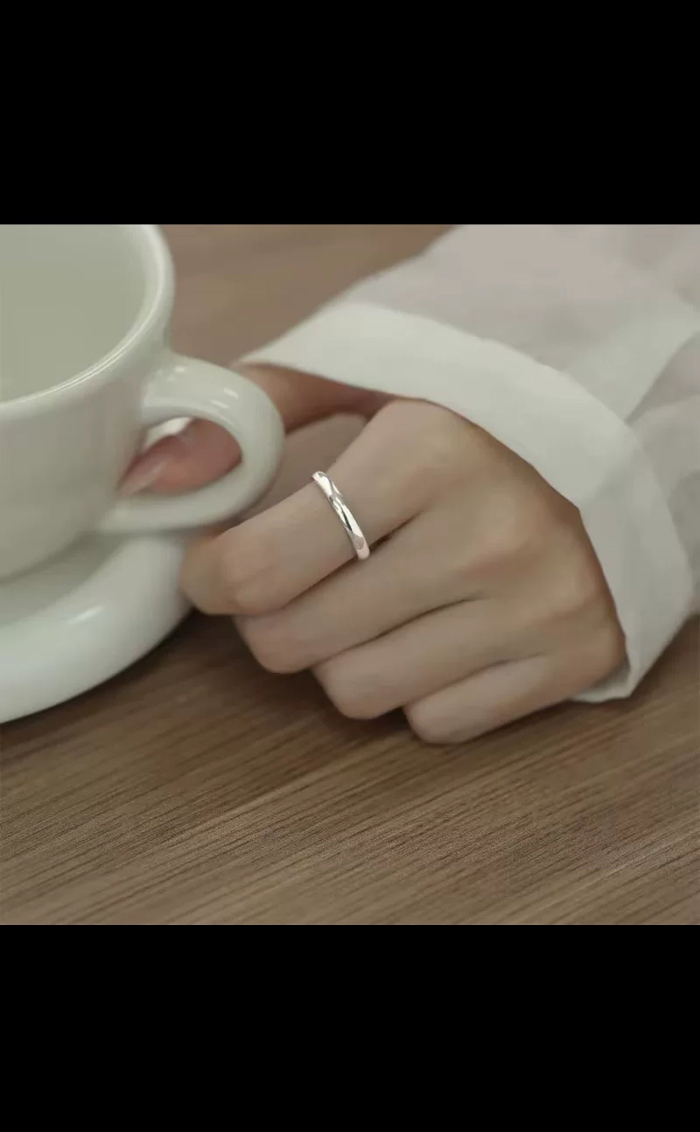 Twisted Silver Ring